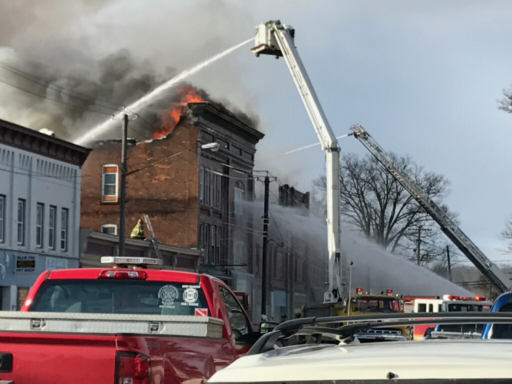 Falconer Fire Destroys Main Street Buildings News, Sports, Jobs