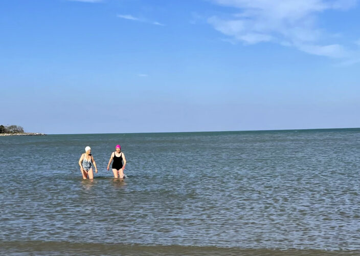 For Open Water Swimmers, Even Chilly, Choppy Water Beckons | News, Sports, Jobs - Vimarsana News