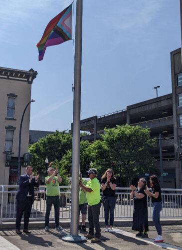 Jamestown Pride Fest Flag Raised | News, Sports, Jobs - Vimarsana News