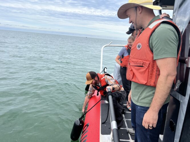 Scientists Tour Dunkirk's Lake Erie Shoreline | News, Sports, Jobs - Vimarsana News