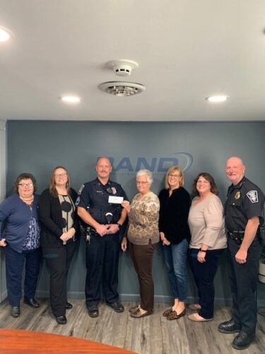 Falconer Company Makes Donations To Police Departments | News, Sports, Jobs - Vimarsana News