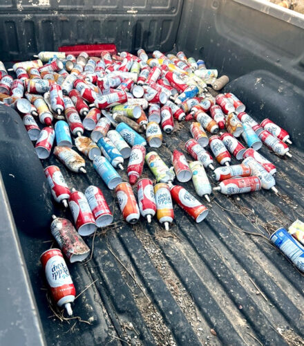 Recent Clean Up Efforts Result In Cache Of Cans | News, Sports, Jobs - Vimarsana News