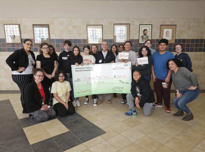 Vietnam Vets Donate To Washington Middle School Garden Club | News, Sports, Jobs - Vimarsana News