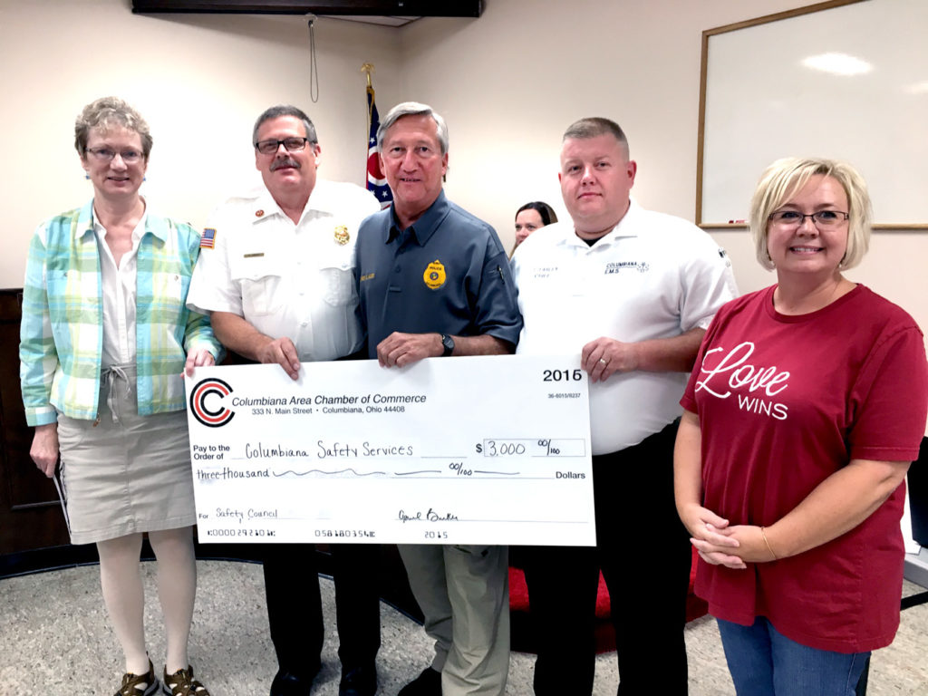 Columbiana S Safety Forces Receive Gift From Chamber Of Commerce