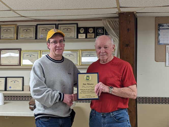 Jim Means recognized for 25 years of service | News, Sports, Jobs - Vimarsana News