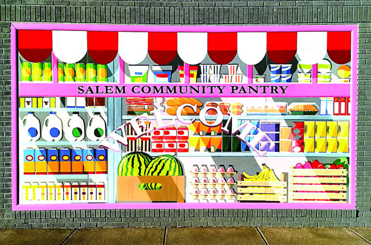 Salem Community Pantry unveils new mural | News, Sports, Jobs - Vimarsana News