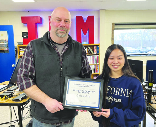 CCCTC November Student of the Month | News, Sports, Jobs - Vimarsana News