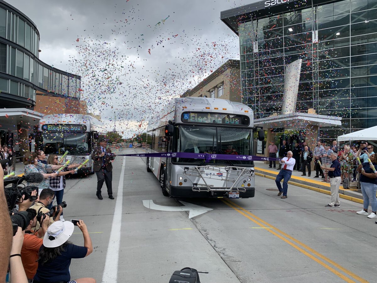 Officials celebrate ribbon-cutting on long-sought Ogden Express route | News, Sports, Jobs - Vimarsana News
