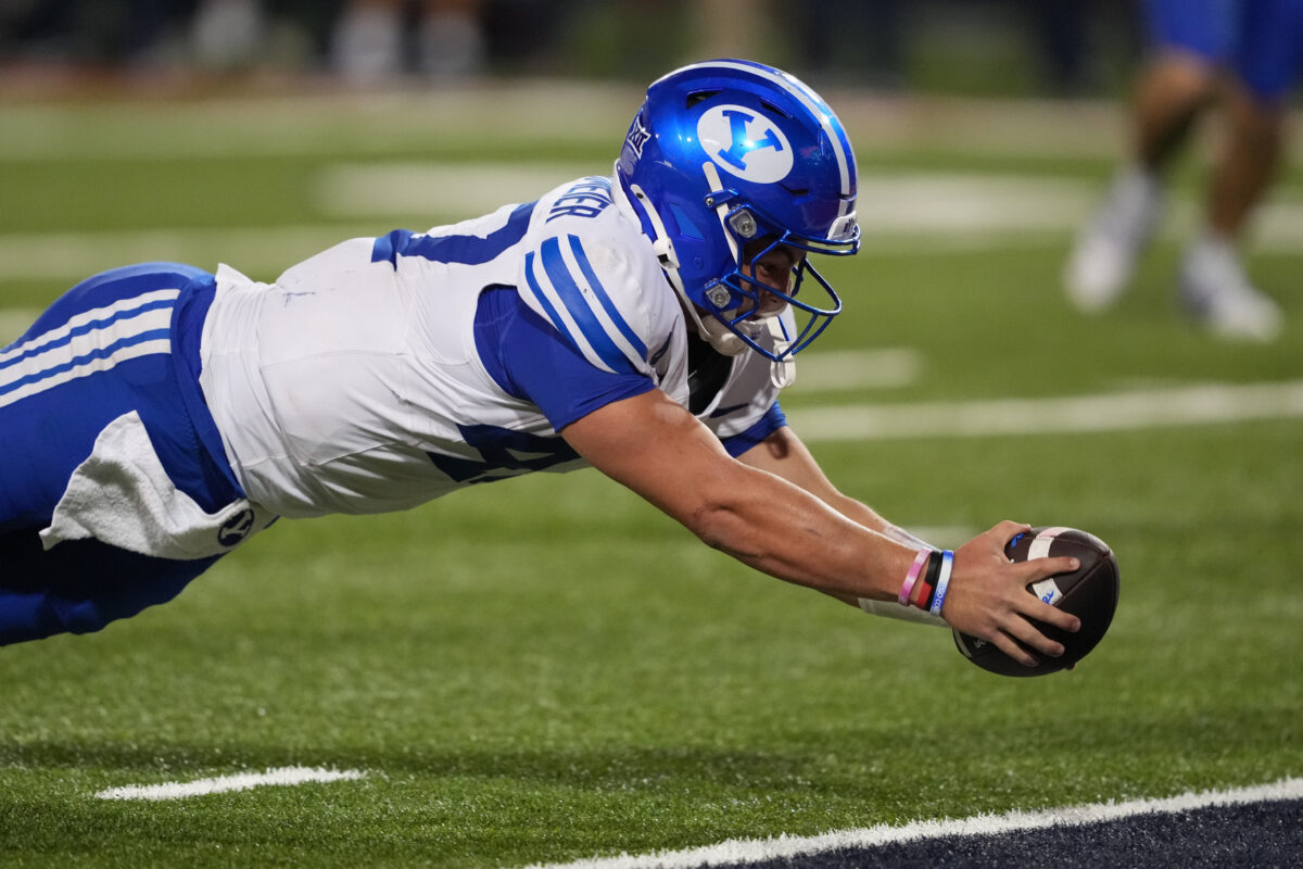 BYU football: Bachmeier runs for TD in 2nd OT, Cougars survive in Arizona