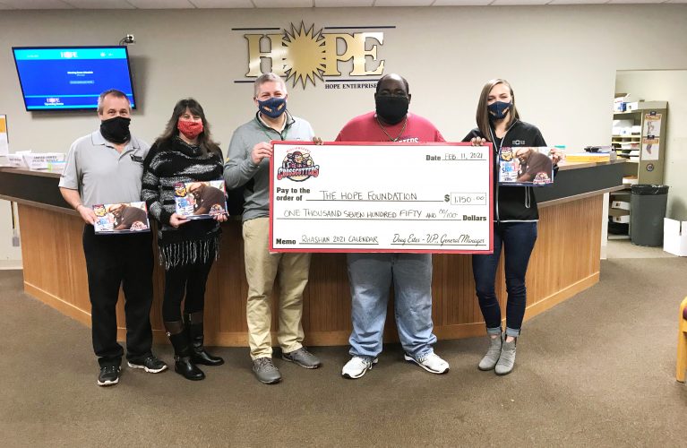 Cutters calendar sales result in $1,750 donation to Hope | News, Sports, Jobs - Vimarsana News