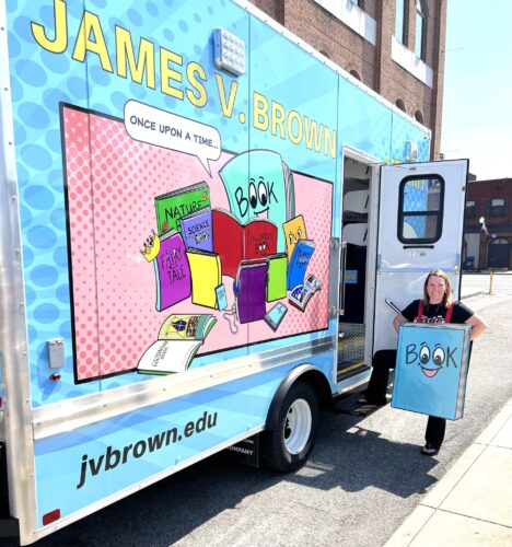 New Bookmobile rolled out at James V. Brown Library | News, Sports, Jobs - Vimarsana News