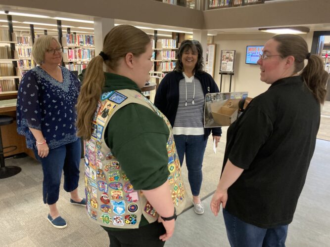Girl Scout's Gold Award project helps James V. Brown Library | News, Sports, Jobs - Vimarsana News