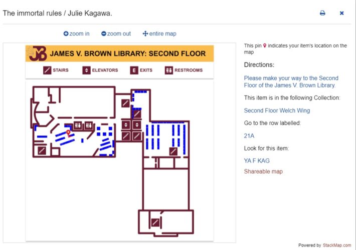 New program helps patrons find books with maps | News, Sports, Jobs - Vimarsana News