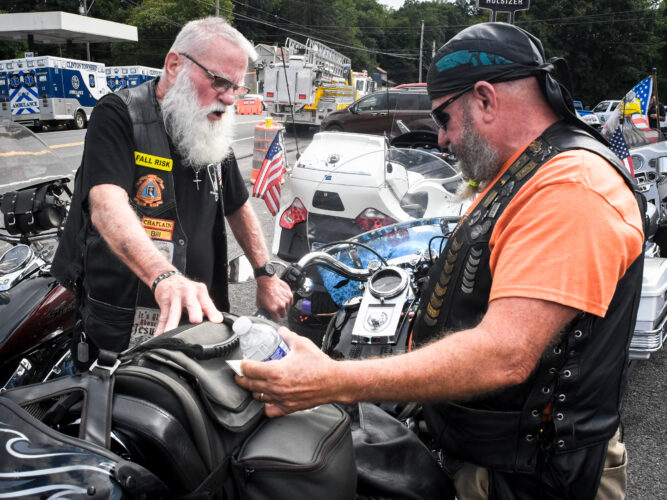 Reverend blesses bikes to kick off 9/11 Memorial Ride | News, Sports, Jobs - Vimarsana News
