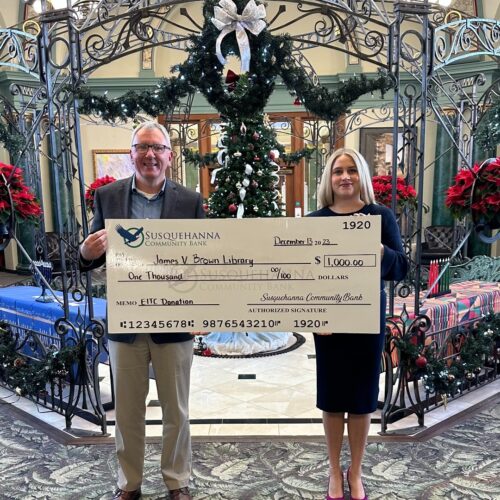 Susquehanna Community Bank donates to library | News, Sports, Jobs - Vimarsana News