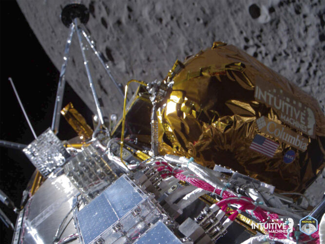 Private lander touches down on the moon but sending weak signal | News, Sports, Jobs - Vimarsana News
