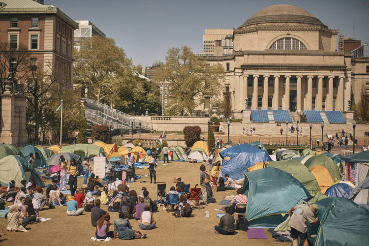 Clear encampment or face suspension, Columbia University tells Israel-Hamas war protesters | News, Sports, Jobs - Vimarsana News