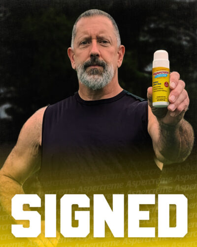 Tom Cillo signs with Aspercreme