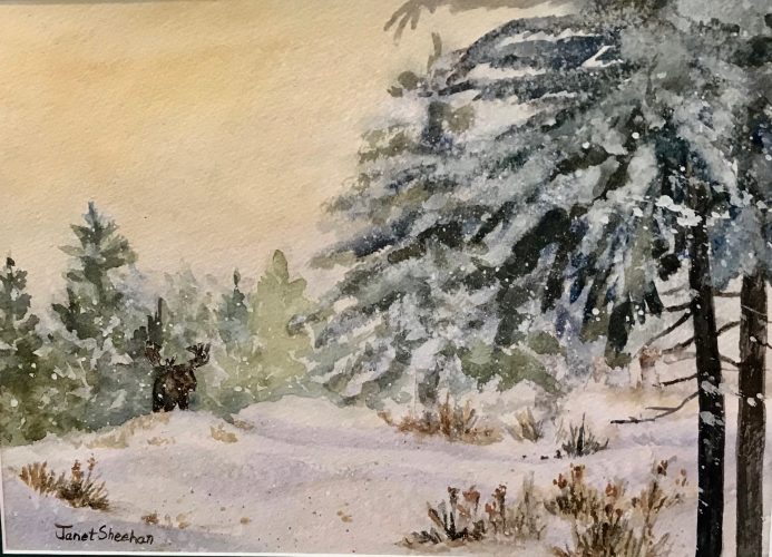 January Shows at Artworks Around Town Features Karen Catlett and Its Members' Memories of Winter | News, Sports, Jobs - Vimarsana News