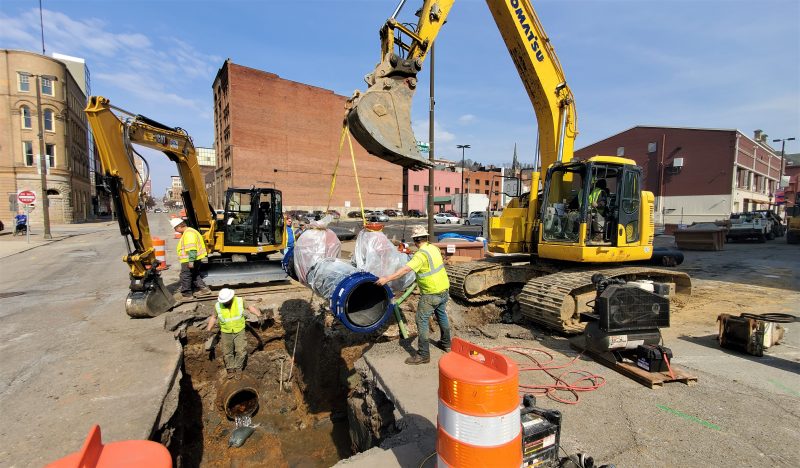 Downtown Wheeling Water Line Project Off to a Smooth Start | News, Sports, Jobs - Vimarsana News