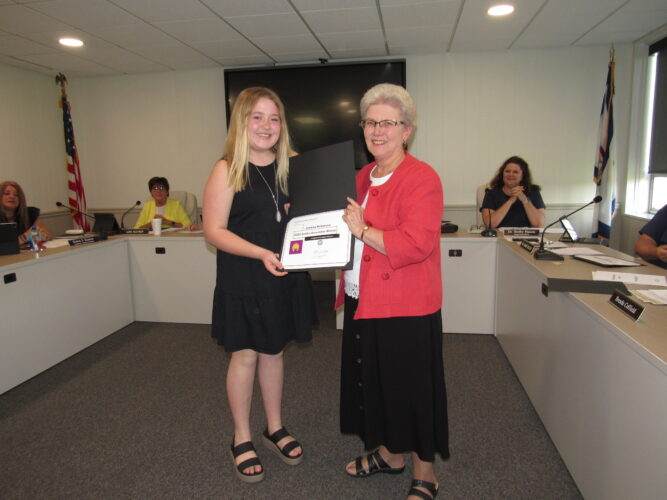Marshall County Board of Education Recognizes Student Achievements | News, Sports, Jobs - Vimarsana News