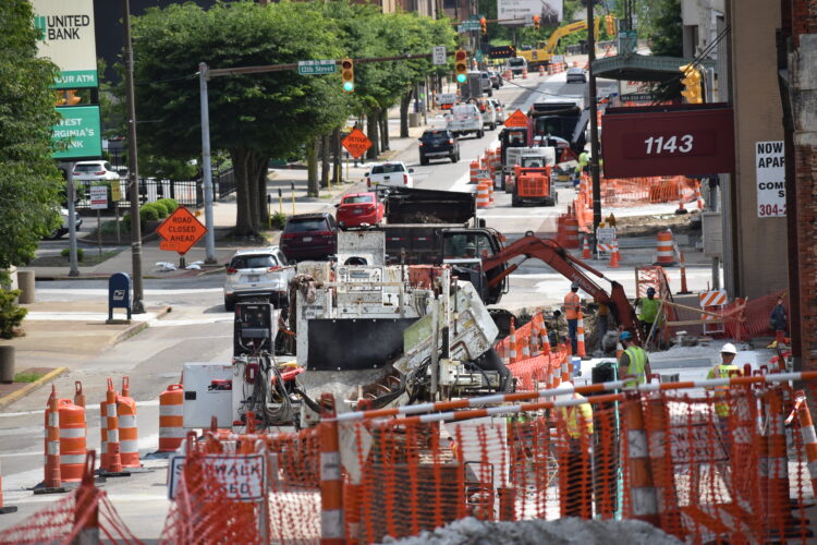 Streetscape Crews Work Around Busy Schedule in Wheeling | News, Sports, Jobs - Vimarsana News