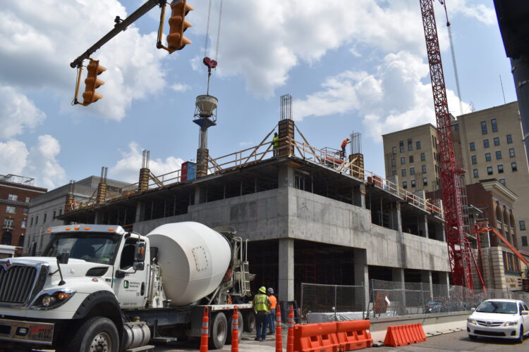 Market Street Parking Garage Keeps Inching Skyward in Downtown Wheeling | News, Sports, Jobs - Vimarsana News