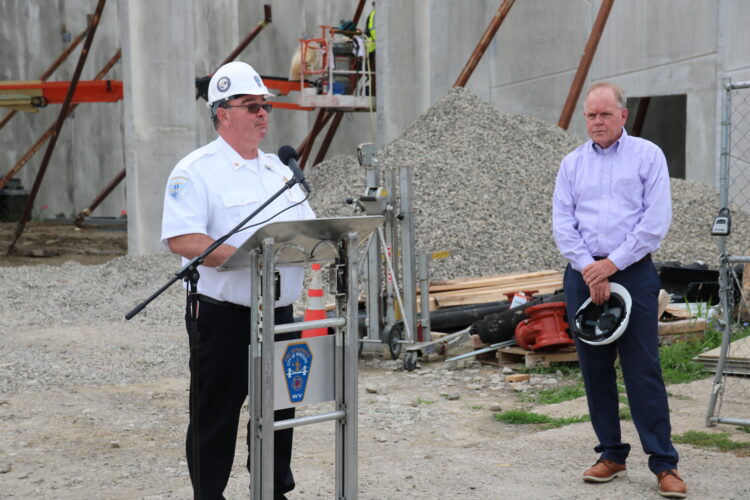 Milestone Reached in Wheeling Fire Headquarters Construction | News, Sports, Jobs - Vimarsana News