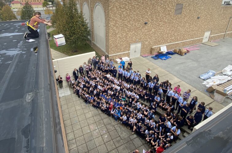 St. Michael Parish School in Wheeling Holds Annual Pumpkin Drop | News, Sports, Jobs - Vimarsana News