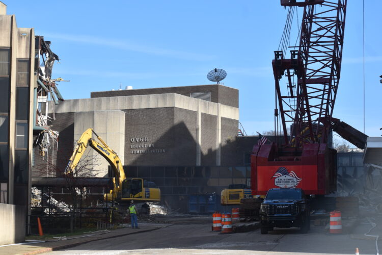 Demolition of Old OVMC Gets Underway in Wheeling | News, Sports, Jobs - Vimarsana News
