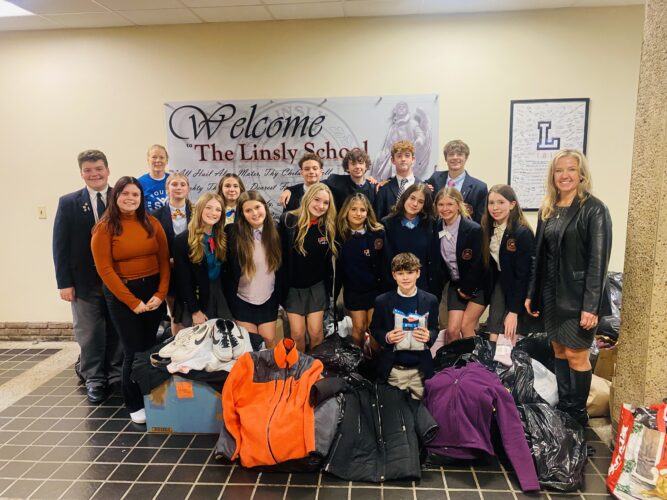 Linsly Students Conduct Winter Clothing Drive | News, Sports, Jobs - Vimarsana News