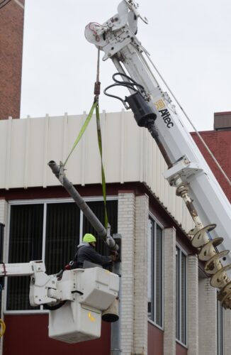Downtown Wheeling Streetscape Project Reaching New Heights | News, Sports, Jobs - Vimarsana News