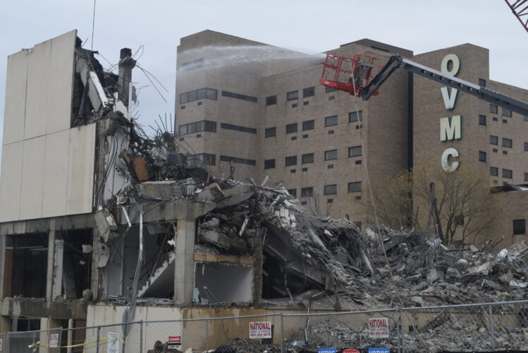 Progress Made on Demolition of Former OVMC | News, Sports, Jobs - Vimarsana News