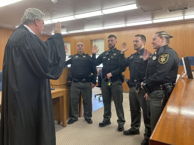 Ohio County Swears In Four Deputies | News, Sports, Jobs - Vimarsana News