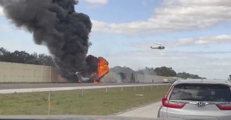 'We've lost both engines,' pilot said before private jet crashed onto Florida interstate, killing 2 | News, Sports, Jobs - Vimarsana News