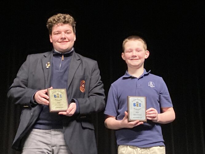 Linsly Student Wins Ohio County Spelling Bee | News, Sports, Jobs - Vimarsana News