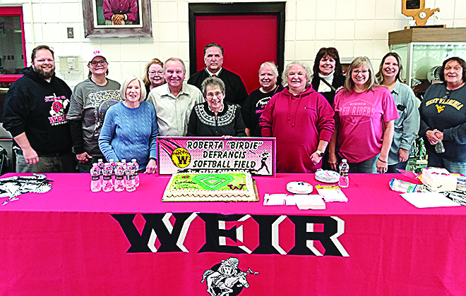 Weir High Names Softball Field for Longtime Coach | News, Sports, Jobs - Vimarsana News