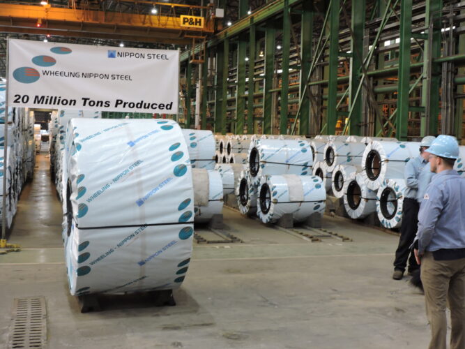 Wheeling-Nippon in Follansbee Celebrates 20 Millionth Ton of Coated Steel | News, Sports, Jobs - Vimarsana News