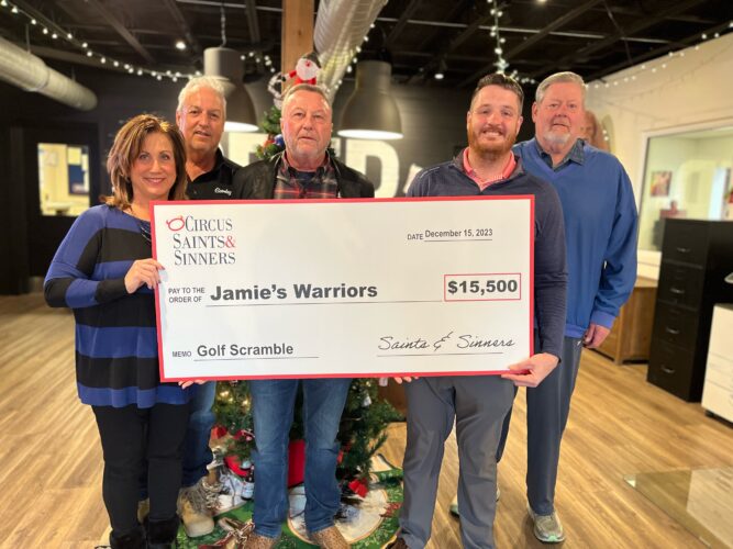 Circus Saints and Sinners Donates $15,500 to Jamie's Warriors | News, Sports, Jobs - Vimarsana News