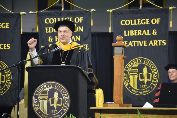 Tim Borchers Officially Installed as West Liberty University President | News, Sports, Jobs - Vimarsana News