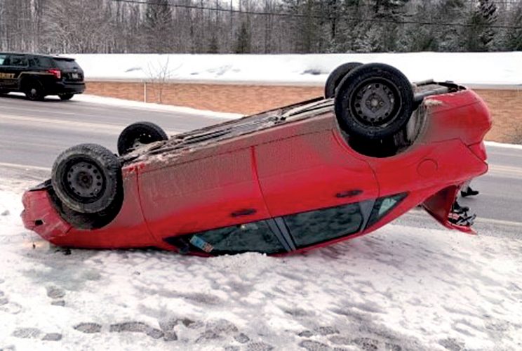 No injuries, charges after car flips | News, Sports, Jobs - Vimarsana News