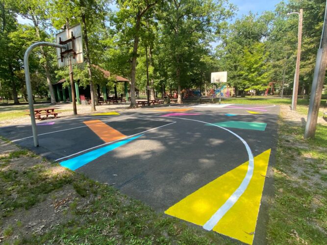 Court 'designed, painted by kids' | News, Sports, Jobs - Vimarsana News