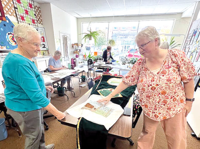 Elkins Sewing Center creates 15-foot skirt | News, Sports, Jobs - Vimarsana News