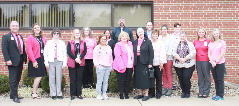 Staff takes part in ‘Pink and Pearl Campaign’
