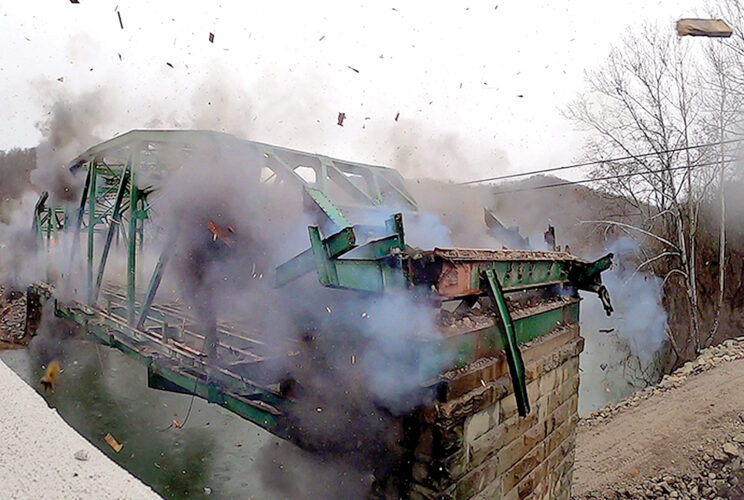 DOH demolishes Upper Gassaway Bridge | News, Sports, Jobs - Vimarsana News