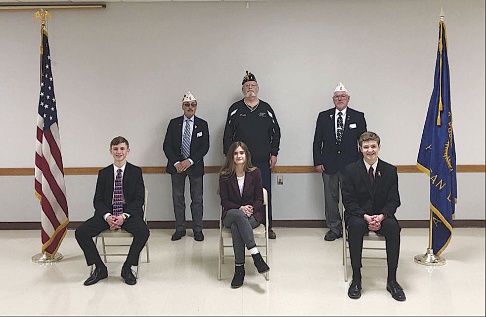 RHS freshman competes in regional American Legion oratorical contest | News, Sports, Jobs - Vimarsana News
