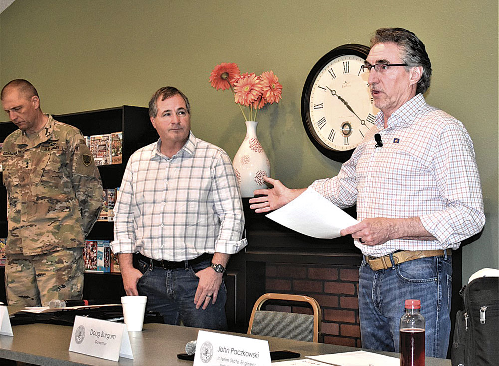 Burgum, state officials hear concerns from drought-stricken ranchers | News, Sports, Jobs - Vimarsana News