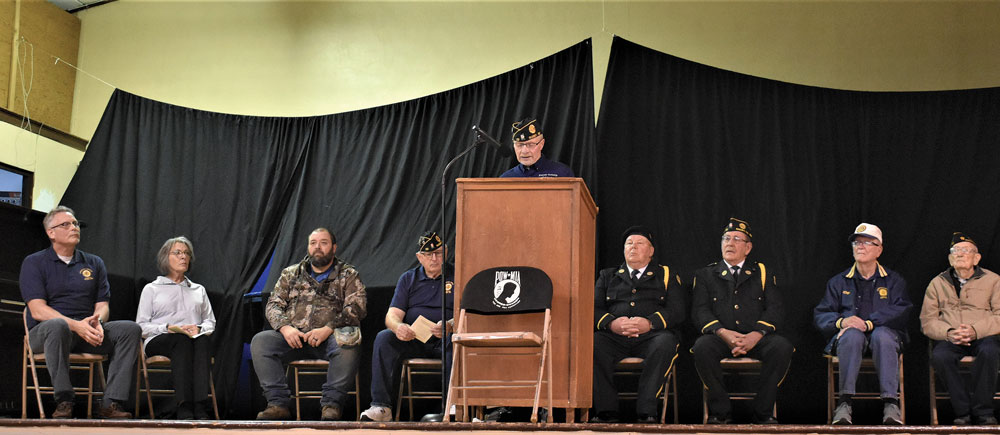 American Legion Post, community honor veterans at Memorial Hall | News, Sports, Jobs - Vimarsana News