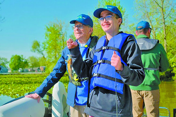 Governor DeWine celebrates Inland Fish Ohio Day at Indian Lake State Park