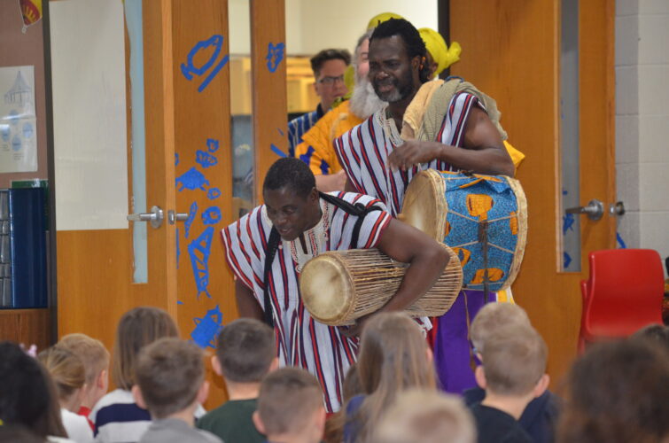 Ghanaian dance group visits St. Joe's | News, Sports, Jobs - Vimarsana News